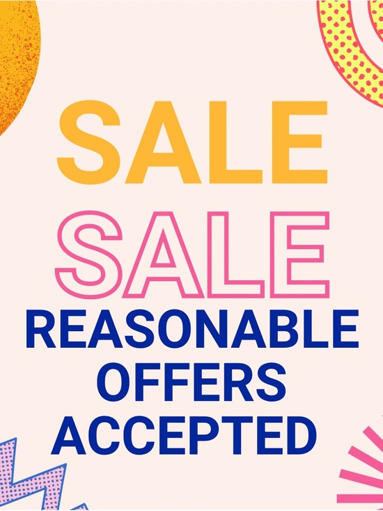 Other - SALE Graphic Sign - Multicolor Text